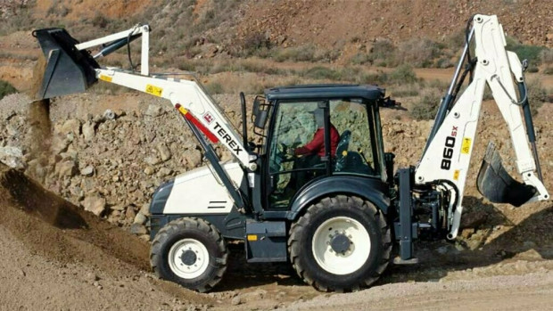 Аренда челюстного экскаватора-погрузчика TEREX 970, JCB