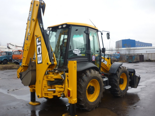 Аренда челюстного экскаватора-погрузчика TEREX 970, JCB