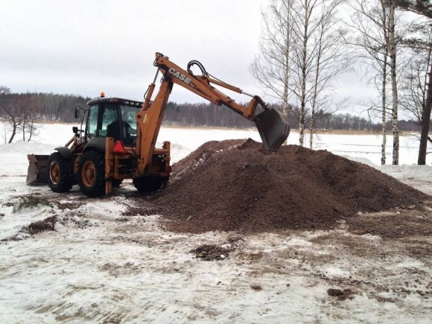 Аренда челюстного экскаватора-погрузчика TEREX 970, JCB