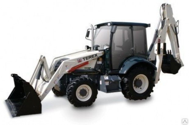 Аренда челюстного экскаватора-погрузчика TEREX 970, JCB