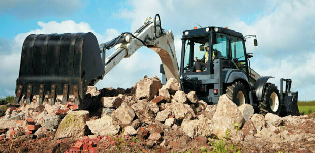 Аренда челюстного экскаватора-погрузчика TEREX 970, JCB